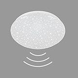 Telefunken - LED Deckenleuchte mit Bewegungssensor, Deckenlampe mit Tageslichtsensor, neutralweiße Lichtfarbe, 12 Watt, 1.200 Lumen, Weiß, Ø 27,7cm