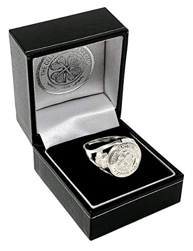 Celtic F.C. Ring aus Sterlingsilber, groß, offizieller Merchandise-Artikel