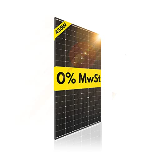DAH Solarmodul 455W I Monocrystallin I Black Frame I TÜV Zertifiziert I IP68 I Modul Effizienz 20,93% (2)