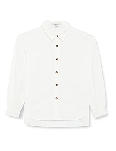 Garcia Kids Mädchen Shirt Long Sleeve Bluse, Off White, 164/170