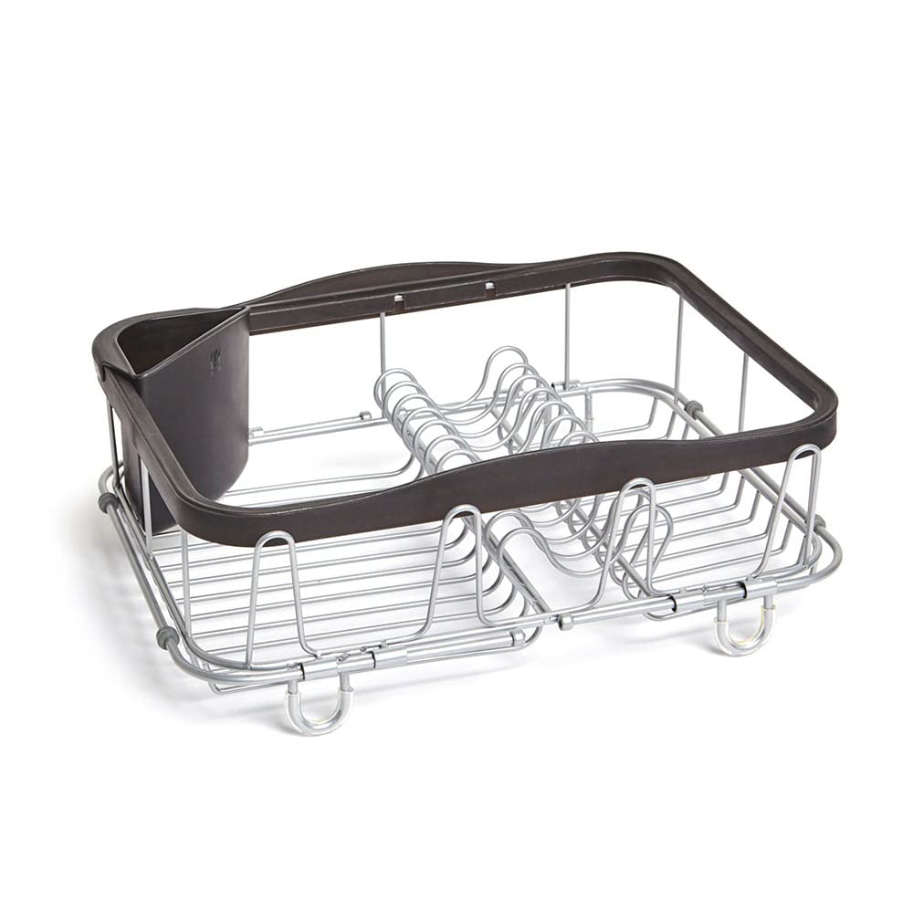 Umbra Multi-Use Dish Rack Black Sinkin multifunktionaler Geschirrständer Schwarz/Nickel, Metall, Groß
