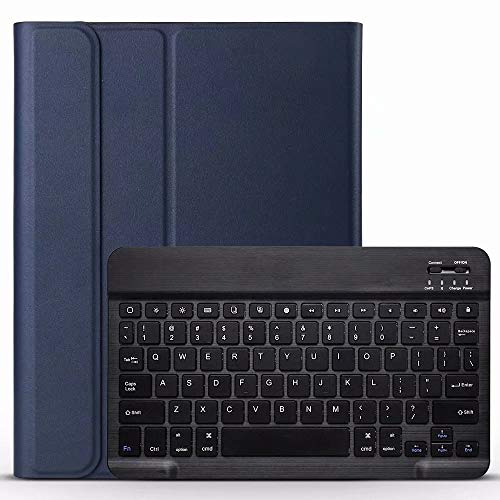 Lobwerk 2in1 Keyboard Cover für Apple iPad Pro 11 2020 Case Tastatur Schutz Hülle Blau