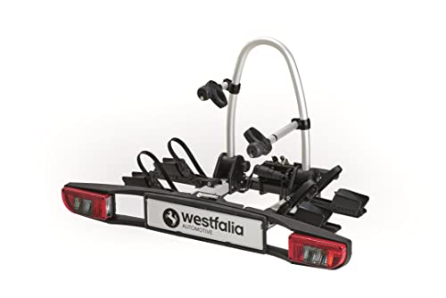 Westfalia BC 60 (Modell 2018) Fahrradträger für die Anhängerkupplung - Zusammenklappbarer Kupplungsträger für 2 Fahrräder - E-Bike geeigneter Universal-Radträger mit 60kg Zuladung