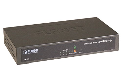 Planet 100/100 Mbps Ethernet (4-P LAN) to VDSL2 Bridge - 30a