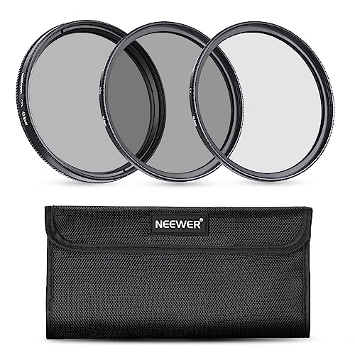 Neewer 40,5 mm Objektivfilter-Set (UV + CPL+ ND4) mit Filtertasche für Sony A6000, NEX Serie Kameras mit 16-50 mm Objektiv und Samsung NX300 mit 20-50 mm Objektiv