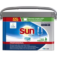 Sun Pro Formula All in 1 Tabs, Multifunktionale Geschirrreiniger-Tabs für die Spülmaschine, 200 Tabs