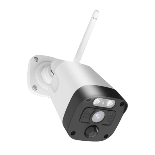 SecuFirst Zusatzkamera für Überwachungskamerasystem mit Monitor 7-Zoll-Touchscreen-LCD-Bildschirm (CWL401S,CWL401S/2),Kamera Überwachung für Aussen/Innen,2K 3MP,Weiß