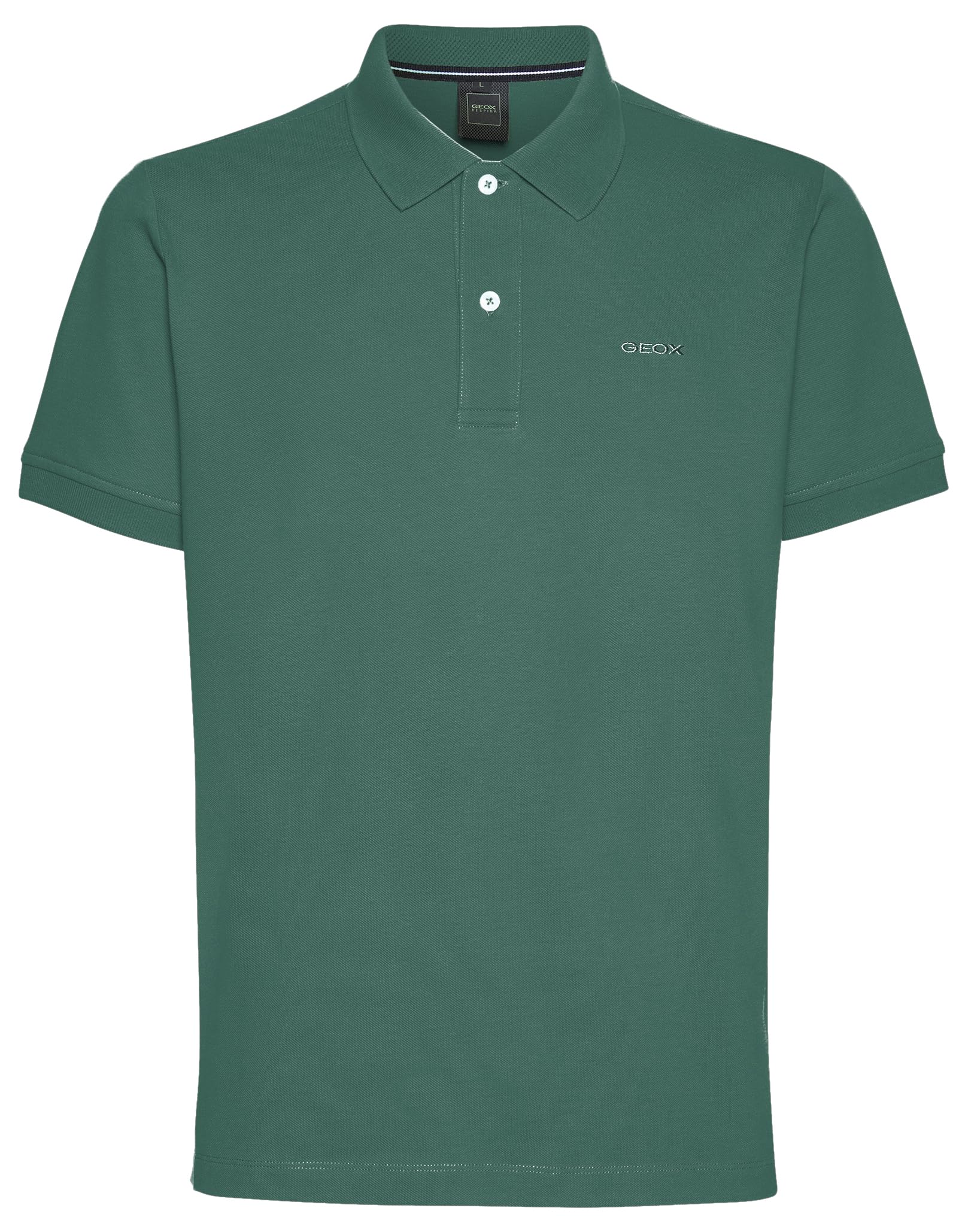 Geox Men's M Polo Shirt, Forest Green, S