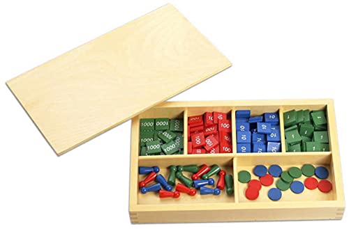 Montessori Markenspiel, Montessori-Material zur Freiarbeit in der Mathematik