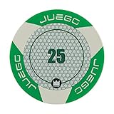 Juego JU00127 100 Poker Chips Poker Set Tunierwert 25, Gesellschaftsspiel - Grün/Weiss