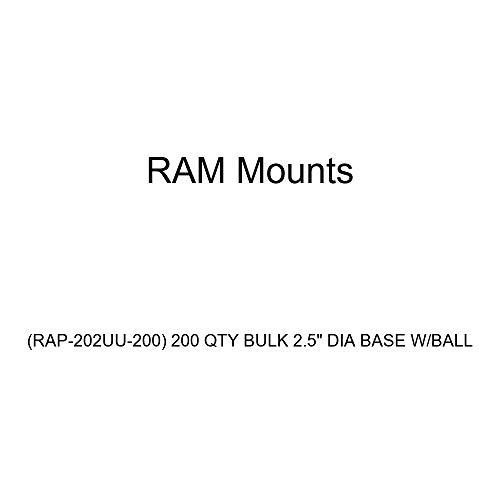 Ram Mounts 200 Qty Bulk 2.5Inch Dia Base W/Ball, RAP-202UU-200 (Base W/Ball)