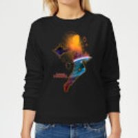 Captain Marvel Nebula Flight Women's Sweatshirt - Black - S - Schwarz