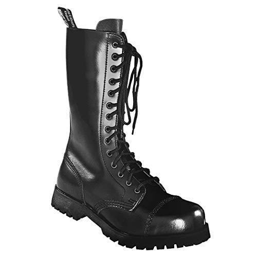 Boots & Braces - 14 Loch Stiefel Rangers Schwarz Größe 39 (UK5)