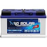 NRG SOLAR 120Ah 12V Wohnmobil Antrieb Versorgung Boot Schiff Solar Batterie