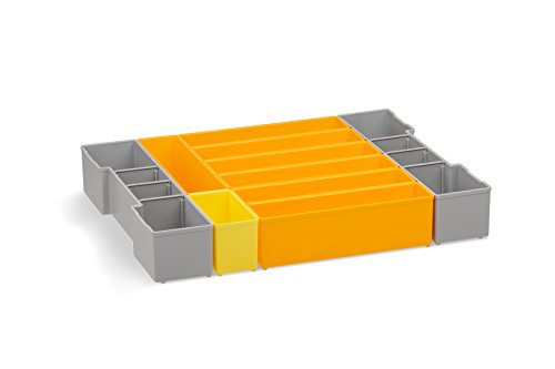 Sortierbox klein Schrauben | Bosch Sortimo L-BOXX 102 Insetboxenset F3 | Erstklassige Sortierboxen für Kleinteile | Sortimentskasten Einsätze
