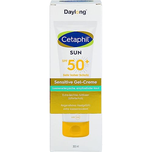 Cetaphil sun 50+ Sensitive Gel-Creme Körper, 200 ml Gel