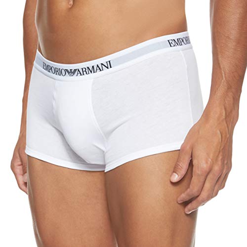Emporio Armani Underwear Herren 111610CC722 Retroshorts, Weiß (BIANCO/BIANCO/BIANCO 16510), Large (3er Pack)