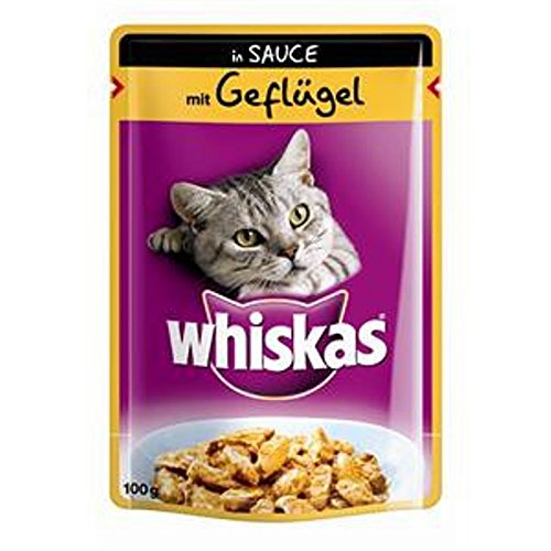 Whiskas | in Sauce mit Geflügel | 24 x 100 g