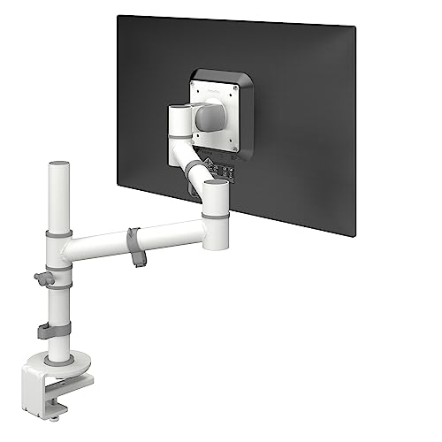 Dataflex Monitorhalterung, Stahl, weiß, 11 x 56.5 x 50.5 cm