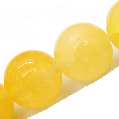 Fukugems Naturstein perlen für schmuckherstellung, verkauft pro Bag 5 Stränge Innen, Honey Jade 10mm