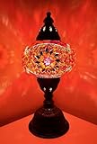 Mosaiklampe Mosaik - Tischlampe L Stehlampe orientalische lampe Orange Samarkand-Lights