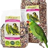 Mixerama Amazonen Gemüsevielfalt - natürliches Futter für Papageien - bestes Papageienfutter für deinen Amazonenpapagei Größe 2,5 kg