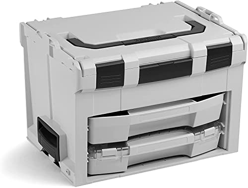 Bosch Sortimo LS-Boxx 306 Werkzeugkoffer Set | Inklusive L-Boxx 72 C3 & LS-Schublade 72 | Bosch Werkzeugkoffer Leer | Kompatibel mit LBoxx