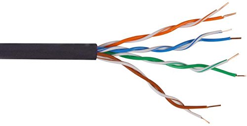 Pro Power PP001515 Cat6 Netzwerkkabel, 305 m, Schwarz