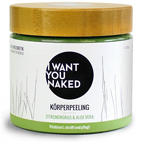 I Want You Naked - Körperpeeling - Zitronengras & Aloe Vera (720g)