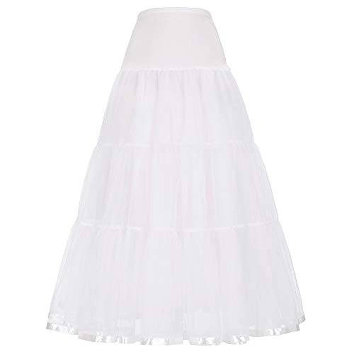 GRACE KARIN Underskirt Women Rockabilly Petticoat Reifrock für brautkleid Unterrock XL CL421-2