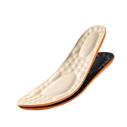 Orthopädische Einlegesohlen for die Füße, Leder, Komfort-Einlegesohle, Lauf-Sneaker, Fußpflege, Schuhsohlenpolster for Füße) (Color : E, Size : EU37-38)
