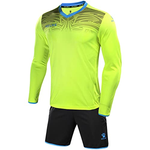 Kelme Torwart Trikots Uniform Keeper Wear Langarm Fußball Torwart Praxis tragen Unisex Pro Set AGelb S