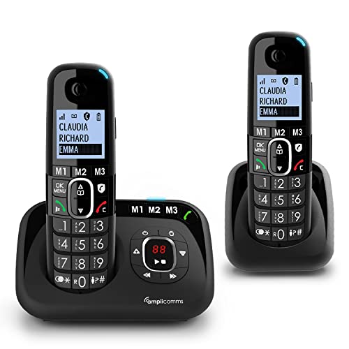 Amplicomms BigTel 1582 Seniorentelefon mit Zusatzhörer