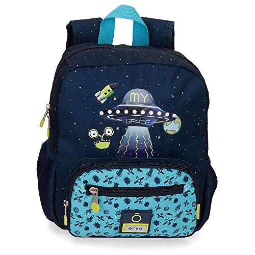 Enso My Space Vorschulrucksack Blau 23 x 28 x 10 cm Polyester 6,44 l