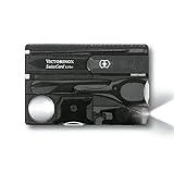 Victorinox, Schweizer Taschenmesser, Swiss Card Lite, Multitool, 13 Funktionen, Spitzklinge, gerade, Schraubendreher 5 mm, Schere