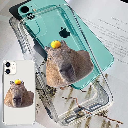 LIFEKA Cute Animal Capybara Handyhülle für iPhone 14 13 Mini 12 11 Pro Max 8 7 6S Plus X XS XR SE 2020 Cover,9,Für iPhone 7 8