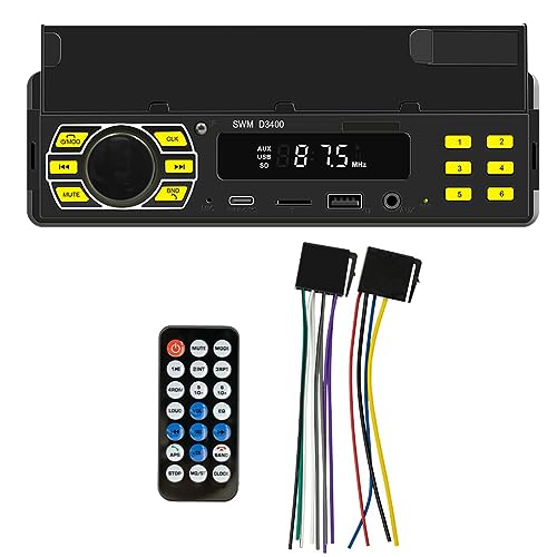 DINESA 1 Set 4-Kanal 45 W Bluetooth Autoradio Auto MP3-Player mit Handy-Halterungsfunktion für Auto