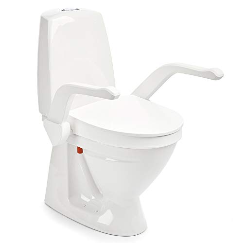 My-Loo fest, Toilettensitzerhöhung mit extra Komfort (2cm fest mit Armlehnen)