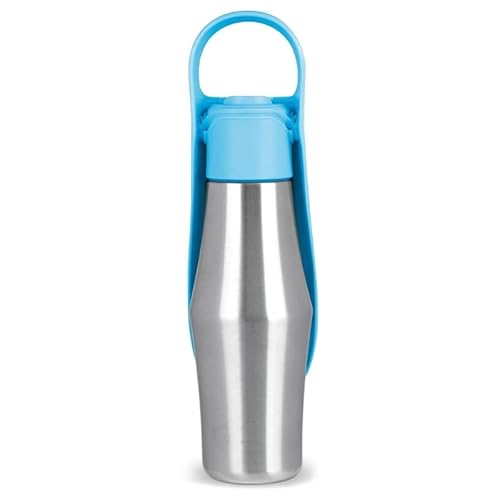 BCIOUS Wasserflasche für Hunde, Wasserspender für Welpen, tragbar, Wasserspender für Hunde, tragbar, für Reisen,