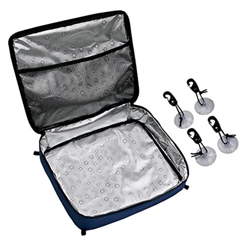 NC 11L Deck Cooler Bag, Paddle Board Deck Bag mit Mesh-Oberseite, isolierter Kühleraufbewahrung, mit Sicherungsclipriemen - ideal für Lebensmittel, Blau