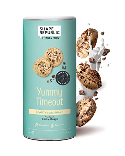 SHAPE REPUBLIC Slim Shake Cookie Dough - Diät Shake Zum Abnehmen - Protein Pulver mit 24 Vitaminen & Mineralstoffen