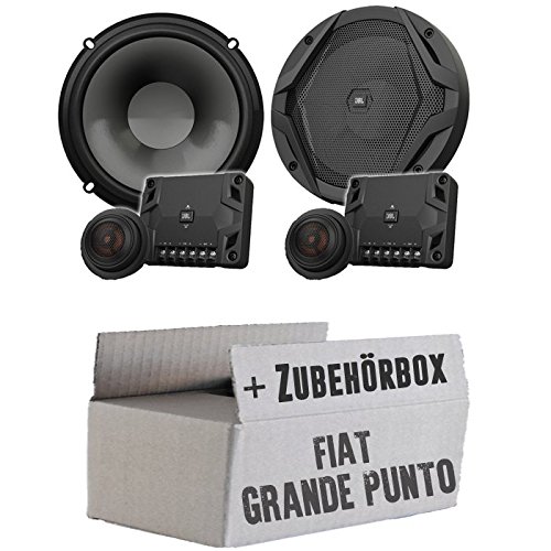 JBL GX600C | 2-Wege | 16,5cm Lautsprecher System - Einbauset für FIAT Grande Punto 199 Front - justSOUND