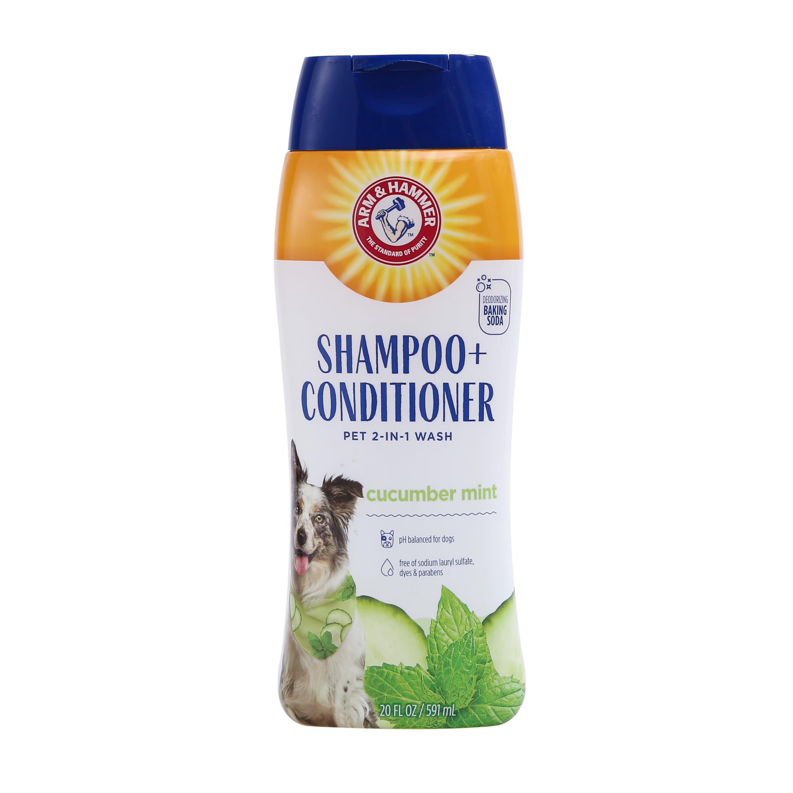 Arm & Hammer 2-in-1 Shampoo & Conditioner für Haustiere, Gurkenminze
