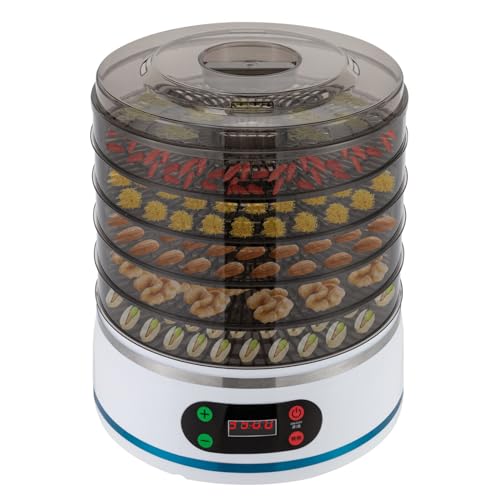 Dörrautomaten, 350W Lebensmittel-Dehydrator Lebensmittel Jerky Gemüse Früchte Trockner Maschine, Dörrapparat für Lebensmittel Fleisch Gemüse Obst Trockner