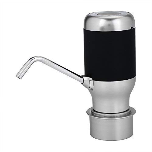 Yosoo Wireless USB Elektrische Automatische Trinkwasser-Flasche Pumpe Smart Spender Pumpen Gerät Innen schwarz
