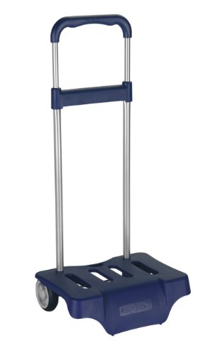 Safta Trolley für Schulrucksäcke, faltbar, leicht, widerstandsfähig mit ausziehbarem Griff und Rädern
