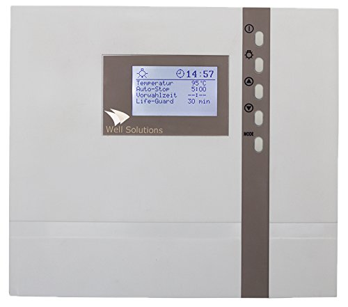 Well Solutions Design Sauna Steuerung Premium D4 für privat und Gewerbe bis 9 kW optional bis 18 KW