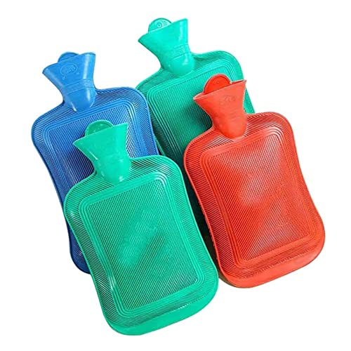 Mini-Wärmflasche, 1 Stück, 500 ml, Gummi-Wärmflasche, dicke Wärmflasche, Winter, warme Wassertasche, Handfüße, Wärmflasche