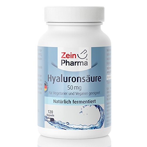 ZeinPharma Hyaluronsäure 50mg 120 Kapseln (2 Monate Vorrat)