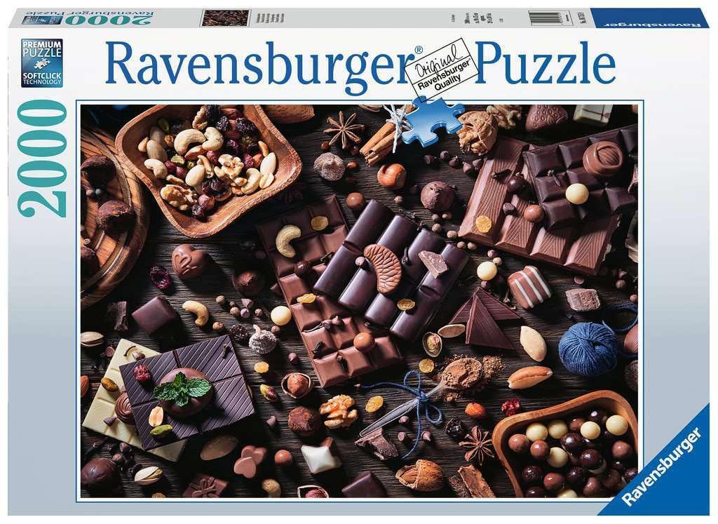 Ravensburger Puzzle 16715 - Schokoladenparadies - 2000 Teile Puzzle für Erwachsene und Kinder ab 14 Jahren